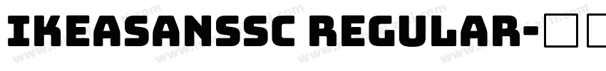 ikeasansSC regular字体转换